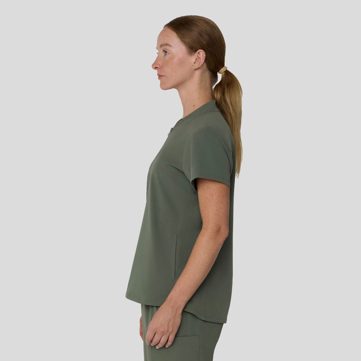 Tempo Women's 1/4 Zip Top | Olive